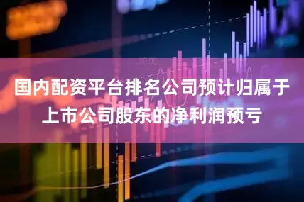 国内配资平台排名公司预计归属于上市公司股东的净利润预亏